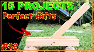15 WOODEN PROJECTS TO MAKE AND GIFT (VIDEO #32) #wooden #woodworking #joinery