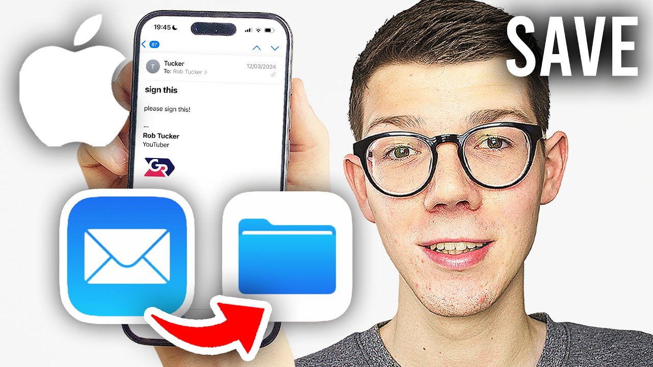 How To Save Email To Files On IPhone Full Guide YouTube