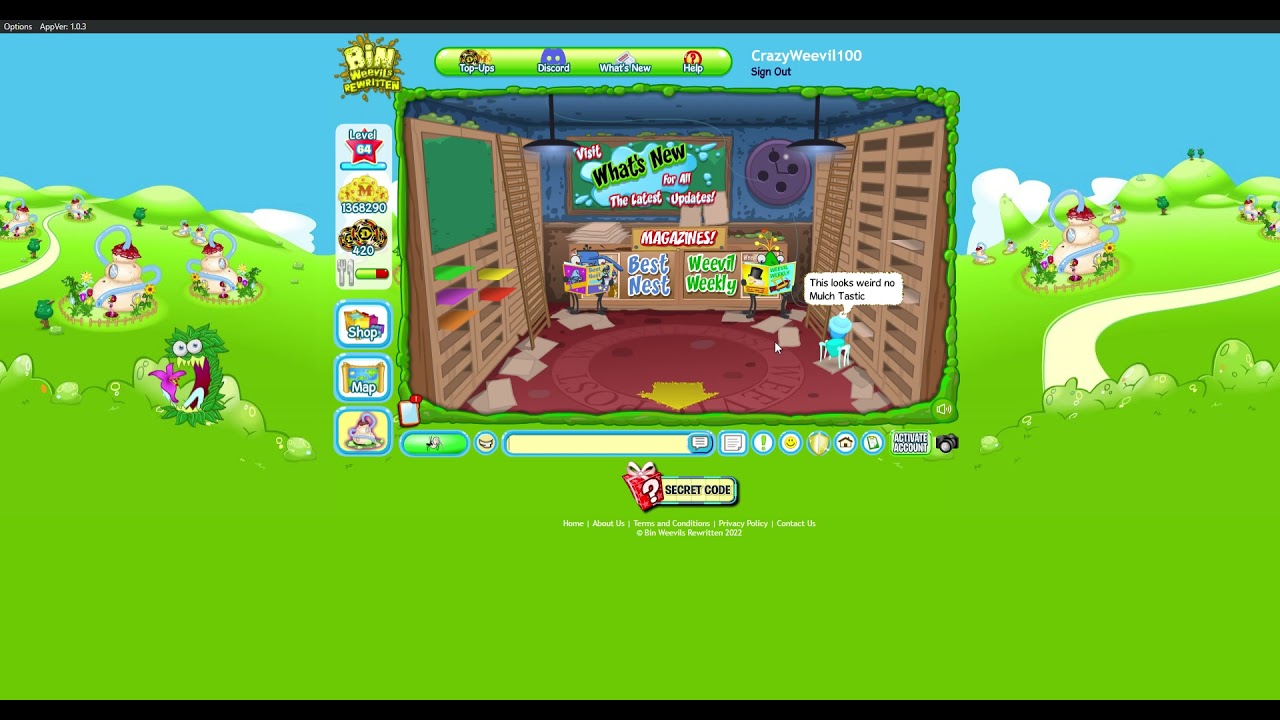 Bin Weevils Rewritten - POG LEVEL 65