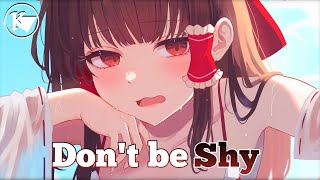Nightcore - Yohan Gerber & Poylow - Don't Be Shy (lyrics)