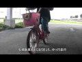 2010　自転車練習　補助輪を外す手順の記録