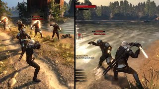 COMBAT IN WITCHER 3 IS AMAZING #witcher3