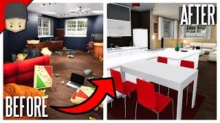 House Flipper - BUYING A GAMING HOUSE! (House Flipper Gameplay)