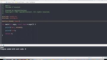 C Programmieren mit Xcode - So kannst du Konstanten definieren