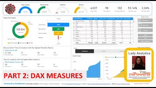 COVID-19 - Coronavirus Power BI Dashboard - GitHub Data - Part 2 (DAX Measures)