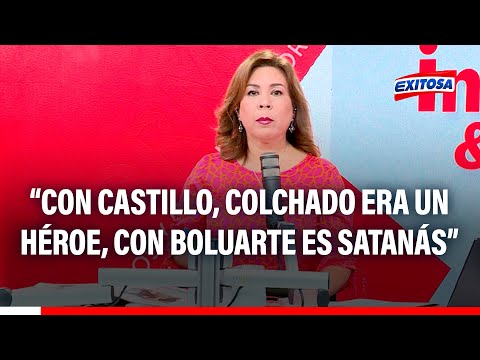 🔴🔵Karina Novoa tras posible remoción de Colchado: "Con Castillo era un héroe, con Dina es Satanás"