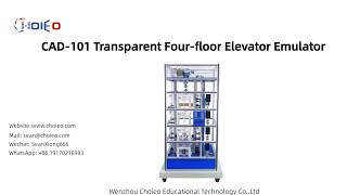 CAD-101 Transparent Four-floor Elevator Emulator