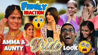 AMMA IN BRIDAL LOOK | family reaction | elardem kili poyi | thejathangu