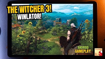 Winlator Android The Witcher 3! 8+Gen1 Emulation