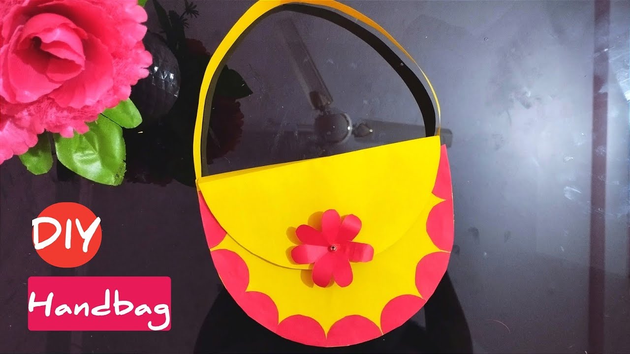 how-to-make-paper-handbag-beautiful-paper-handbag-very-easy-to