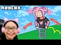 Roblox | Easy Spring Obby - My LEGS are SPRINGS?!!