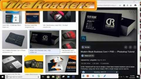 business card tutorial - create your own - photoshop