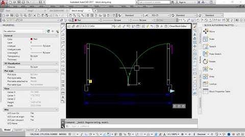 HƯỚNG DẪN TẠO BLOCK ĐỘNG CỬA ĐI 2 CÁNH VỚI ĐẦY ĐỦ CÁC THUỘC TÍNH CHỈNH SỬA RẤT NHANH