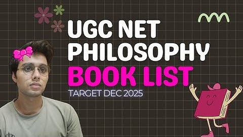 Book list for UGC NET Philosophy | Paper 1 and Paper 2 Philosophy 