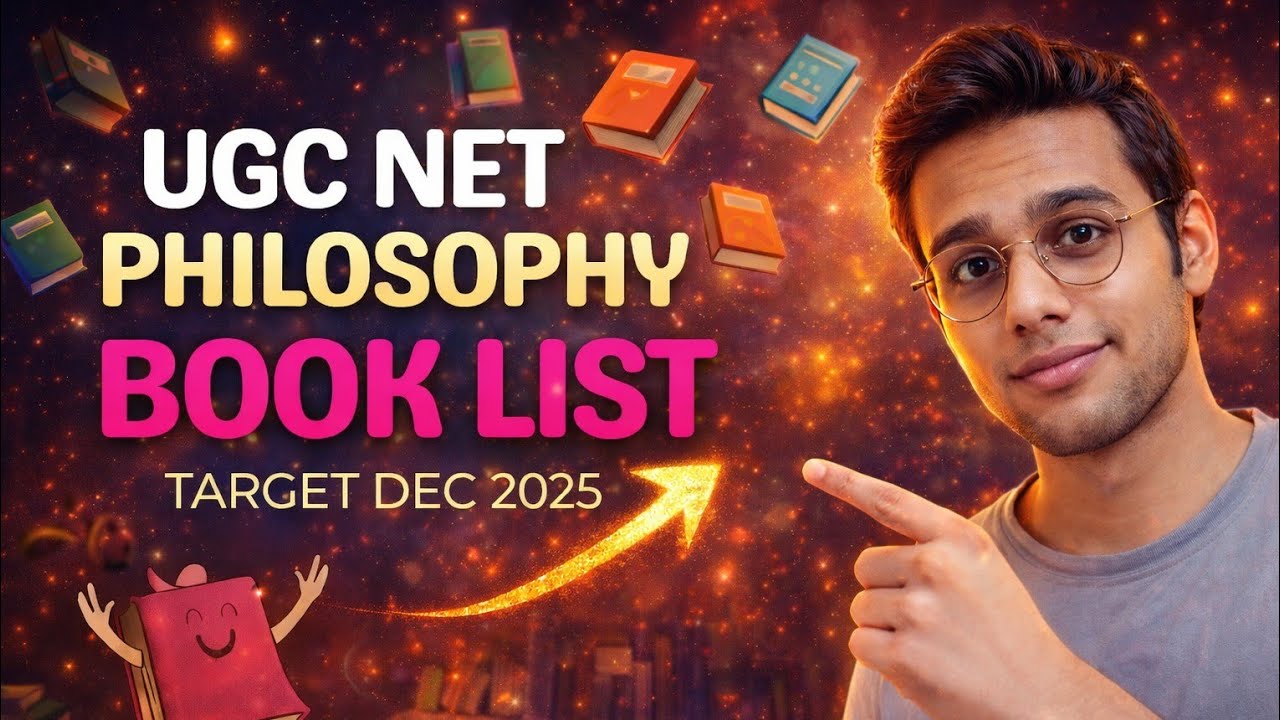 Book list for UGC NET Philosophy | Paper 1 and Paper 2 Philosophy - YouTube