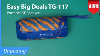 Easy Big Deals TG 117 Portable BT Speaker Unboxing