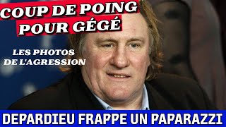 Gérard Depardieu s'emporte et frappe un paparazzi ! (PHOTOS)