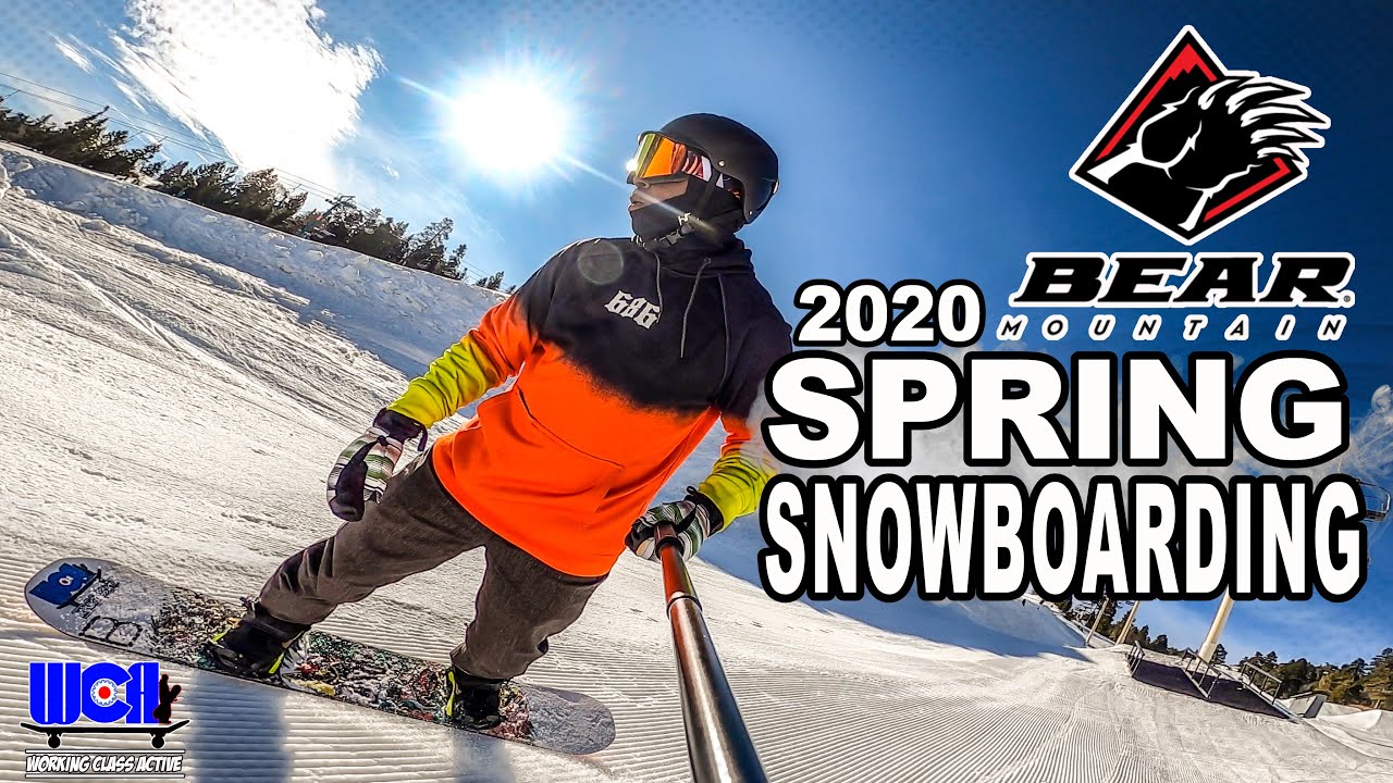 Spring Snowboarding At Bear Mountain YouTube