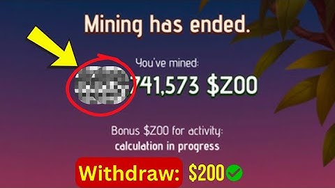 ZOO Airdrop: Mining Phase Ended (Withdraw Commission) || Listing Price & Bonus