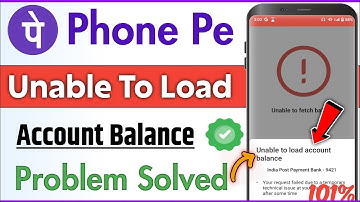 Unable to load account balance।Phonepe Me Paisa Nhi Check Ho Rha।How To Reset Upi Pin In Phonepe