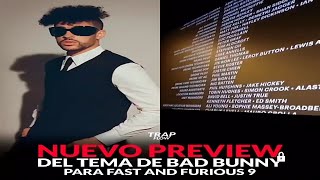 Bad Bunny - Fast And Furious 9 (preview_2021)