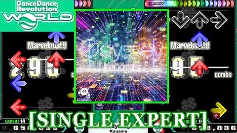 【DDR WORLD】 Ødyssey / Kaname [SINGLE EXPERT] 譜面確認+Clap