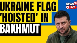 Ukrainian Soldier Raise Flag On Top Of Bakhmut Airplane Monument | Russia Ukraine War Updates LIVE