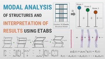 24 - Classical Modal Analysis of Building Structures and Interpretation of Results Using CSI ETABS