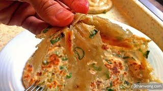 Scallion Pancake Original Flaky Chinese Recipes Cong You Bing 如何做葱油饼 by Ethan Wong 23,150 views 5 years ago 4 minutes, 58 seconds