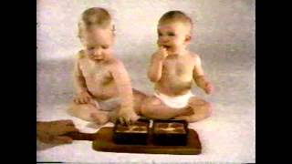1989 Little Caesars Pizza Commercial Baby Pan Pan