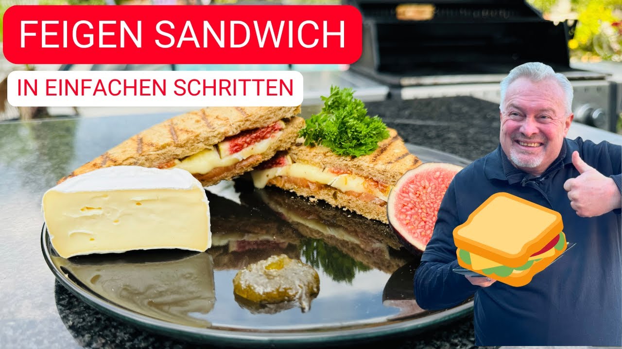 Sandwich mit Feige& Lachs& Camembert