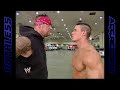 Undertaker discusses with john cena  smackdown 2002