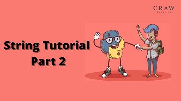 String Tutorial Part 2 In Python Programming Training | Craw Security #stringtutorial #python