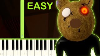 MR STITCHY PIGGY ROBLOX | THEME SONG - EASY Piano Tutorial