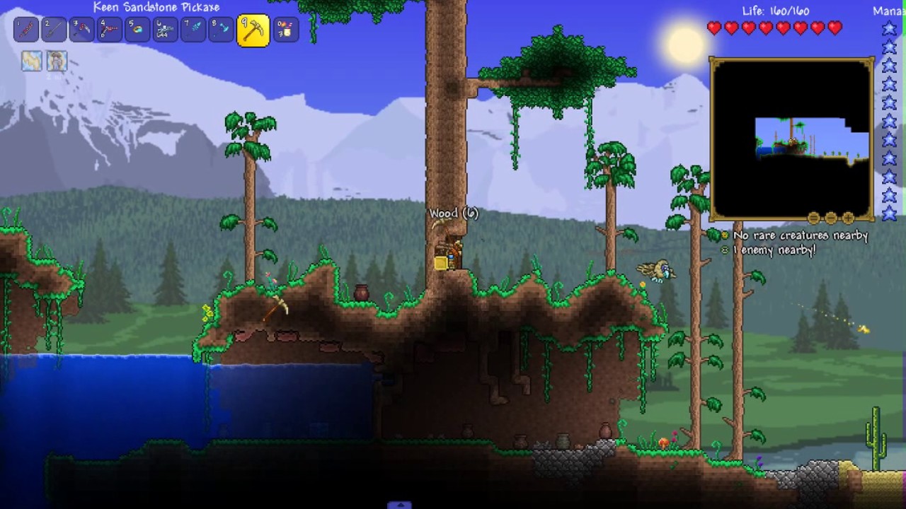 Terraria Let's Play #13 --- the pink jellyfish must die... 