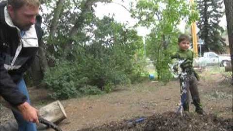 Then and now Gardening Compost at home part 2