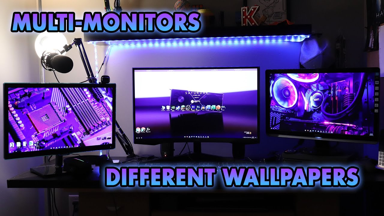 How To Set Different Wallpapers For Multiple Monitors In Windows 10 11