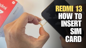 How to Install a SIM Card to Xiaomi Redmi 13