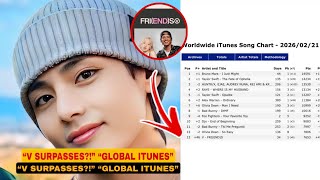 Download Lagu 🔴V SHOCKS The World! “FRI(END)S” Hits #13 and Becomes Highest K-Pop Song on iTunes 🔥 MP3