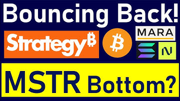 MSTR Finally Rebounds! BTC & Crypto See Relief Today, I