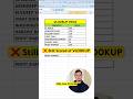 How to use VLOOKUP in Excel! ⚡️#excel #office #spreadsheet