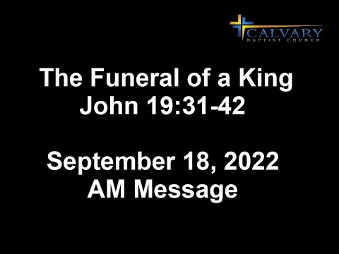 The Funeral of a King
