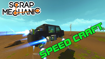 CRAZY FAST HOVERCRAFT CAR! SPEED CRAFT! (Scrap Mechanic #23)