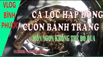 CÁ LÓC HẤP CUỐN BÁNH TRÁNG