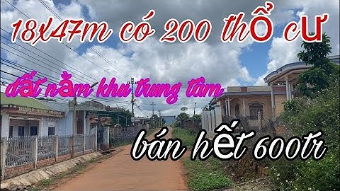 (đã bán)Nhà đất đăk nông bán đất nền khu dân cư. Đất bằng đẹp. Có 200m thổ cư. Lh zalo 0914743898