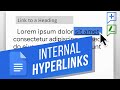 Linking Within a Document in Google Docs | Linking to a Heading &amp; Linking to a Bookmark