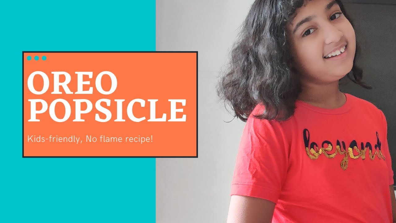 Oreo popsicles- Kids recipe by Isshi / No flame cooking