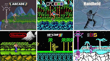 Contra [1987] Arcade vs NES vs C64 vs MSX vs DOS vs ZX Spectrum and more (Version Comparison)