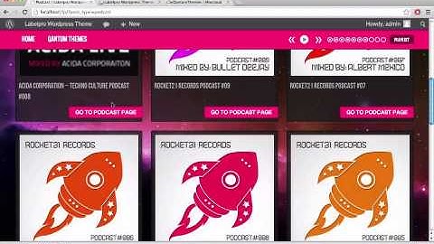 SLAM! Music Wordpress Theme 7   Auto importing podcasts from mixcloud