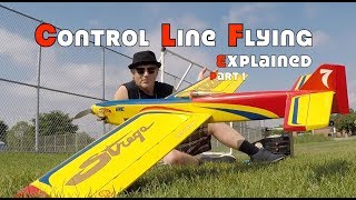 Control Line Airplane Flying Explanation